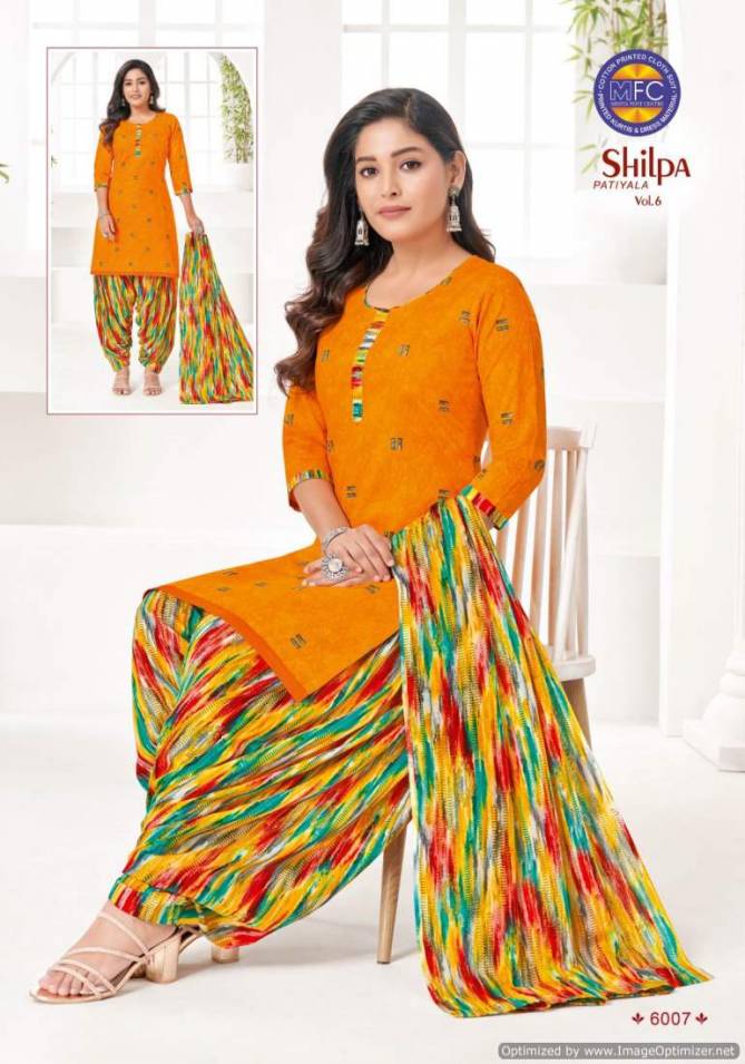 Shilpa Vol 6 By Mfc Daily Wear Cotton Printed Dress Material Wholesale Clothing Suppliers In India

